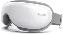 Load image into Gallery viewer, RENPHO Eye Massager with Heat, Bluetooth Music Rechargeable Eye Heat Massager for Relax and Reduce Eye Strain Dark Circles Eye Bags Dry Eye Improve Sleep, Ideal Family Gifts(White)