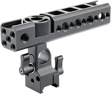 Load image into Gallery viewer, NICEYRIG Quick Release NATO Top Handle with 15mm Rod Clamp, Cold Shoe Mounts for DSLR Camera/ Camcorder/ Cinema Camera Cage