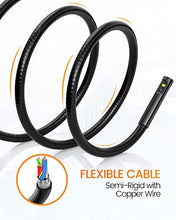Load image into Gallery viewer, Teslong Dual Lens Inspection Camera with Light, Digital Industrial Borescope, Video Endoscope, Scope Camera, 5" IPS Screen, 16.4ft Flexible Probe, 1080p, Tool for Home, Pipe, Automotive (Waterproof)