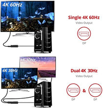 Load image into Gallery viewer, SIIG 2-Port Mini DisplayPort 1.2 to 2 DisplayPort MST Hub Video Splitter, Not for HDMI, DisplayPort Daisy Chain Monitor, Windows Only (CE-DP0J11-S1)