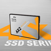 Load image into Gallery viewer, TEAMGROUP AX2 2TB 3D NAND TLC 2.5 Inch SATA III Internal Solid State Drive SSD (Read Speed up to 550 MB/s) Compatible with Laptop & PC Desktop T253A3002T0C101