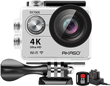 Load image into Gallery viewer, AKASO EK7000 4K Action Camera Sports WiFi Underwater Camcorder DV (Silver)