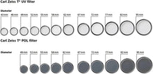 Load image into Gallery viewer, Carl Zeiss 1856 û 338 T Filter Circular Polarising Filter 72 mm Black (000000-1856-338)