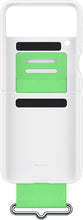 Load image into Gallery viewer, Samsung Electronics Galaxy Z Flip 3 Phone Case, Silicone Protective Cover with Strap, Heavy Duty, Shockproof Smartphone Protector, US Version, White,EF-GF711TWEGUS