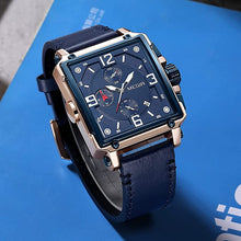 Load image into Gallery viewer, MEGIR Men's Analogue Army Military Chronograph Luminous Quartz Watch with Fashion Leather Strap for Sport & Business Work ML2061G