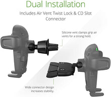 Load image into Gallery viewer, iOttie Wireless Car Charger Easy One Touch Wireless 2 Qi Charging CD Slot + Air Vent Combo Phone Mount for iPhone, Samsung Galaxy, Huawei, LG, Smartphones