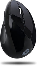 Load image into Gallery viewer, Adesso Imouse E30-2.4GHz Wireless Ergonomic Vertical Right-Handed Mouse, Black