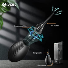 Load image into Gallery viewer, VSGO V-B02E Air Mover Air Blower with Filter Rubber Dust Blower for Camera Lens Sensor Cleaning