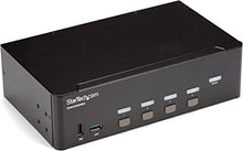 Load image into Gallery viewer, StarTech.com StarTech.com 4-Port Dual Monitor HDMI KVM Switch with Audio & USB 3.0 hub - 4K 30Hz - 4 PC Mac Computer KVM Switch Box for HDMI Display (SV431DHD4KU)