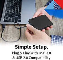 Load image into Gallery viewer, Toshiba Canvio Basics 2TB Portable External Hard Drive USB 3.0, Black - HDTB420XK3AA