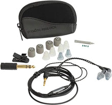 Load image into Gallery viewer, Etymotic Research ER4XR Extended Response Precision Matched In-Ear Earphones (Detachable Balanced Armature Drivers, Noise Isolating, High Fidelity, World Leader Response Accuracy) , Black , Standard