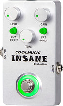 Load image into Gallery viewer, COOLMUSIC C-DI01 Insane Distortion Guitar Bass Distortion Pedal