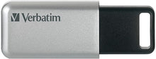 Load image into Gallery viewer, Verbatim 64GB Store'n' Go Secure Pro USB 3.0 Flash Drive with AES 256 Hardware Encryption - Silver