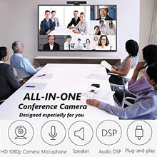 Load image into Gallery viewer, Conference Webcam Conference Speakerphone, USB Plug and Play, 1080P HD Webcam with Omnidirectional Microphone and Hi-Fi Speaker, Intelligent DSP Noise Reduction for Business Conference, Home Office