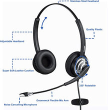 Load image into Gallery viewer, USB Headset with Microphone Noise Canceling & Mic Mute, Computer Headphone for Call Center Office Business PC Softphone Calls Microsoft Teams Skype Chat, Clear Voice for Speech Dictation