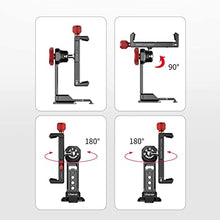 Load image into Gallery viewer, Cell Phone Tripod Mount, ULANZI ST-14 Smartphone Tripod Mount Adapter Aluminum with Cold Shoe, 360° Cell Phone Stand Holder Clamp for iPhone 13 12 11 Max Pro iPhone X XR Xs 6 7 Plus