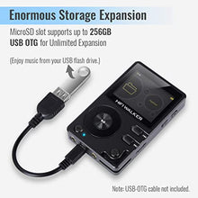 Load image into Gallery viewer, HIFI WALKER H2, High Resolution Bluetooth MP3 Player, DSD DAC OTG, Portable Digital Audio Music Player with Memory Card and HD Earphones, Support Up to 256GB