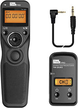 Load image into Gallery viewer, Pixel TW-283 E3 Wireless Shutter Release Cable Wired Remote Control Compatible Compatible for Canon XT XTi XS XSi T1i T2i T3 T3i T4i T5 T5i T6i SL1 EOS1300D 300D 60D 60Da 70D 80D