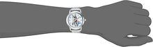 Load image into Gallery viewer, DISNEY Girls Descendants 2 Stainless Steel Analog-Quartz Watch with Leather-Synthetic Strap, Silver, 15 (Model: WDS000249)