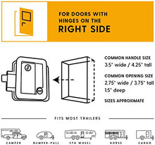Load image into Gallery viewer, RVLock Key Fob and RH Compact Keyless Entry Keypad, RV/5th Wheel Lock Accessories