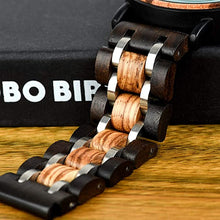Load image into Gallery viewer, BOBO BIRD Mens Wooden Watches Luxury Lightweight Wood Watch Multi-Functional Display Men's Timepieces