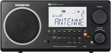 Load image into Gallery viewer, Sangean WR-2 AM / FM-RBDS Wooden Cabinet Digital Tuning Radio (Black)
