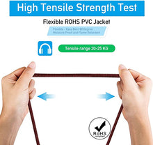 Load image into Gallery viewer, XLR Cable 100ft Male to Female, Furui Microphone XLR Cable 3 Pin Nylon Braided Balanced XLR Cable Mic DMX Cable Patch Cords with Oxygen-Free Copper Conductors