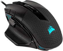 Load image into Gallery viewer, Corsair Nightsword RGB - Comfort Performance Tunable FPS/MOBA Optical Ergonomic Gaming Mouse with Backlit RGB LED, 18000 DPI, Black