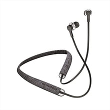Load image into Gallery viewer, SOL REPUBLIC Shadow Fusion Bluetooth Earbuds, Black 10-Hour Playtime Comfortable Knit Tech Fiber Collar Magnetic Connection Earbuds Flexible Compact Storage Convenient Carrying Case