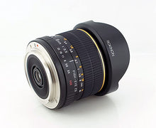 Load image into Gallery viewer, Rokinon FE8M-N 8mm F3.5 Fisheye Fixed Lens for Nikon (Black)