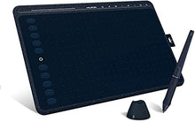 Load image into Gallery viewer, 2020 HUION HS611 Graphics Drawing Tablet Android Supported Pen Tablet Tilt Function Battery-Free Stylus 8192 Pen Pressure with 8 Multimedia Keys 10 Express Keys and Touch Strip(Starry Blue)