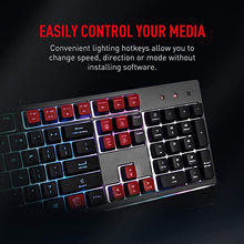 Load image into Gallery viewer, MSI RGB Gaming Keyboard, 6-Zone RGB Lighting, Water Repellent & Splash-Proof, Mechanical-Like Plunger Switches (Vigor GK30)