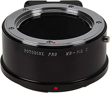 Load image into Gallery viewer, Fotodiox Pro Lens Mount Adapter Compatible with Minolta Rokkor (SR/MD/MC) SLR Lenses to Nikon Z-Mount Mirrorless Camera Bodies