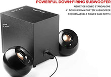 Load image into Gallery viewer, Creative Pebble Plus 2.1 USB-Powered Desktop Speakers with Powerful Down-Firing Subwoofer and Far-Field Drivers, Up to 8W RMS Total Power for Computer PCs and Laptops (Black)