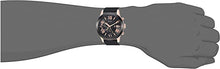 Load image into Gallery viewer, GUESS Comfortable Black + Rose Gold-Tone Stain Resistant Silicone Chronograph Watch with Date. Color:Black/Rose Gold-Tone (Model: U1055G3)
