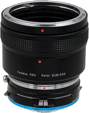 Load image into Gallery viewer, Fotodiox Pro Lens Mount Shift Adapter Rolleiflex SL66 Series Lenses to Fujifilm X-Series Mirrorless Camera Adapter - fits X-Mount Camera Bodies