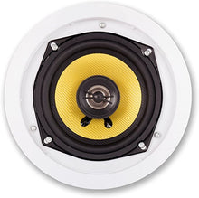 Load image into Gallery viewer, Acoustic Audio HD5-Pr 5.25-Inch Round 2 Way Kevlar Speakers (White)