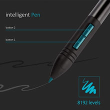 Load image into Gallery viewer, HUION WH1409 Wireless Graphic Drawing Tablet 8192 Pen Pressure Pen Tablet with 12 Press Keys