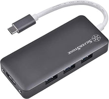 Load image into Gallery viewer, SilverStone Technology USB 3.1 Type C Hub to HDMI and 3 USB 3.1 Type A Ports Ep14