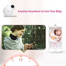Load image into Gallery viewer, iBaby Smart WiFi Baby Monitor M7, 1080P Full HD Camera, Temperature and Humidity Sensors, Motion and Cry Alerts, Moonlight Projector, Remote Pan and Tilt with Smartphone App for Android and iOS
