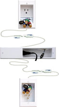 Load image into Gallery viewer, PowerBridge ONE-CK Single Outlet for TV and Sound-Bar Recessed In-Wall Cable Management System Kit (ONESB-CK)