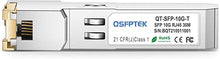 Load image into Gallery viewer, QSFPTEK 10GBASE-T SFP+ RJ45 Transceiver, SFP to rj45 Copper Module, Mini-GBIC Optical Transceiver Compatible with Cisco SFP-10G-T-S, Ubiquiti UF-RJ45-10G, Netgear, Mikrotik, Supermicro up to 30m