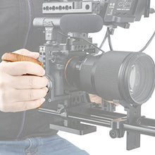 Load image into Gallery viewer, NICEYRIG Wooden Handle Grip with Rosette Mount Applicable for Nikon Panasonic Canon Camera Cage Rig Shoulder Mount Support Rig (Right Side)