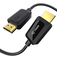 Load image into Gallery viewer, 8K HDMI Fiber Optic Cable, FIBBR 48Gbps Ultra High Speed Gaming HDMI 2.1 Cable 8K60Hz 4K120Hz 144Hz Dynamic HDR/eARC Active Optical HDMI Cable Compatible with PS5, Xbox Series X, PC, TV(65.6ft)