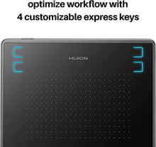 Load image into Gallery viewer, HUION Inspiroy H430P OSU Graphic Drawing Tablet with Battery-Free Stylus 4 Press Keys, Compatible with Chromebook, Android, Windows and Mac