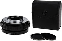 Load image into Gallery viewer, Fotodiox DLX Stretch Lens Mount Adapter - Minolta Rokkor (SR/MD/MC) SLR Lens to Micro Four Thirds (MFT, M4/3) Mount Mirrorless Camera Body with Macro Focusing Helicoid and Magnetic Drop-in Filters
