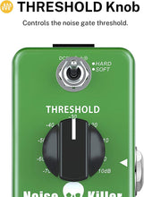 Load image into Gallery viewer, Donner Noise Gate Pedal, Noise Killer Guitar Pedal Noise Suppressor Effect 2 Modes for Electric Guitar and Bass True Bypass