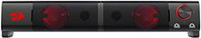 Load image into Gallery viewer, Redragon GS550 Orpheus PC Gaming Speakers, 2.0 Channel Stereo Desktop Computer Sound Bar with Compact Maneuverable Size, Headphone Jack, Quality Bass and Decent Red Backlit, USB Powered w/ 3.5mm Cable