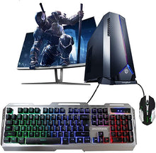 Load image into Gallery viewer, Gamer Keyboard and Mouse Combo Color Changing Keyboard,RGB Backlit Keyboard Mouse,Lighted Gaming Keyboad,USB Gaming Mouse Keyboard Set,Rainbow LED Keyboard Mouse,Durable Metal,for Prime Games