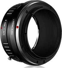 Load image into Gallery viewer, K&F Concept Lens Mount Adapter for Contax Yashica CY Mount Lens to Nikon Z6 Z7 Camera